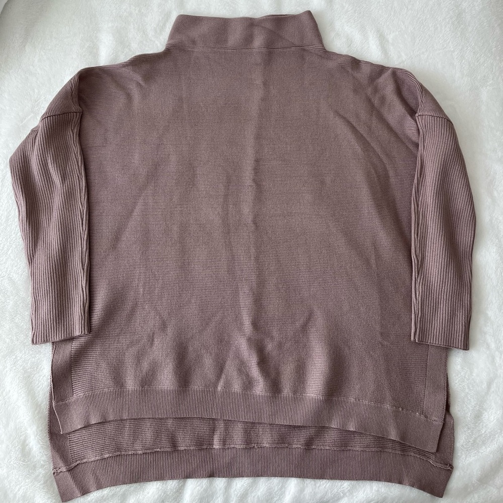 Dark lilac turtleneck sweater